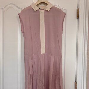 Prada sleeveless dress in a soft blush pink